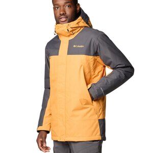Columbia Shotski Jacket Omni- Tech Lined Hooded Coat